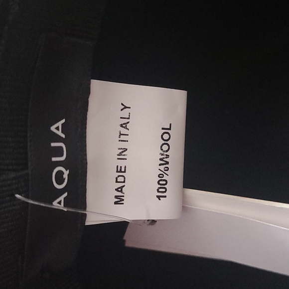 Aqua Black Wool Felted Hat New $98 - Picture 4 of 7